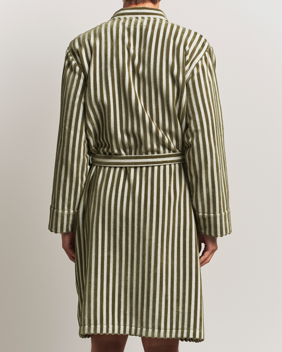 Men | Pyjamas & Robes | OAS | Korto Cotton Robe Green