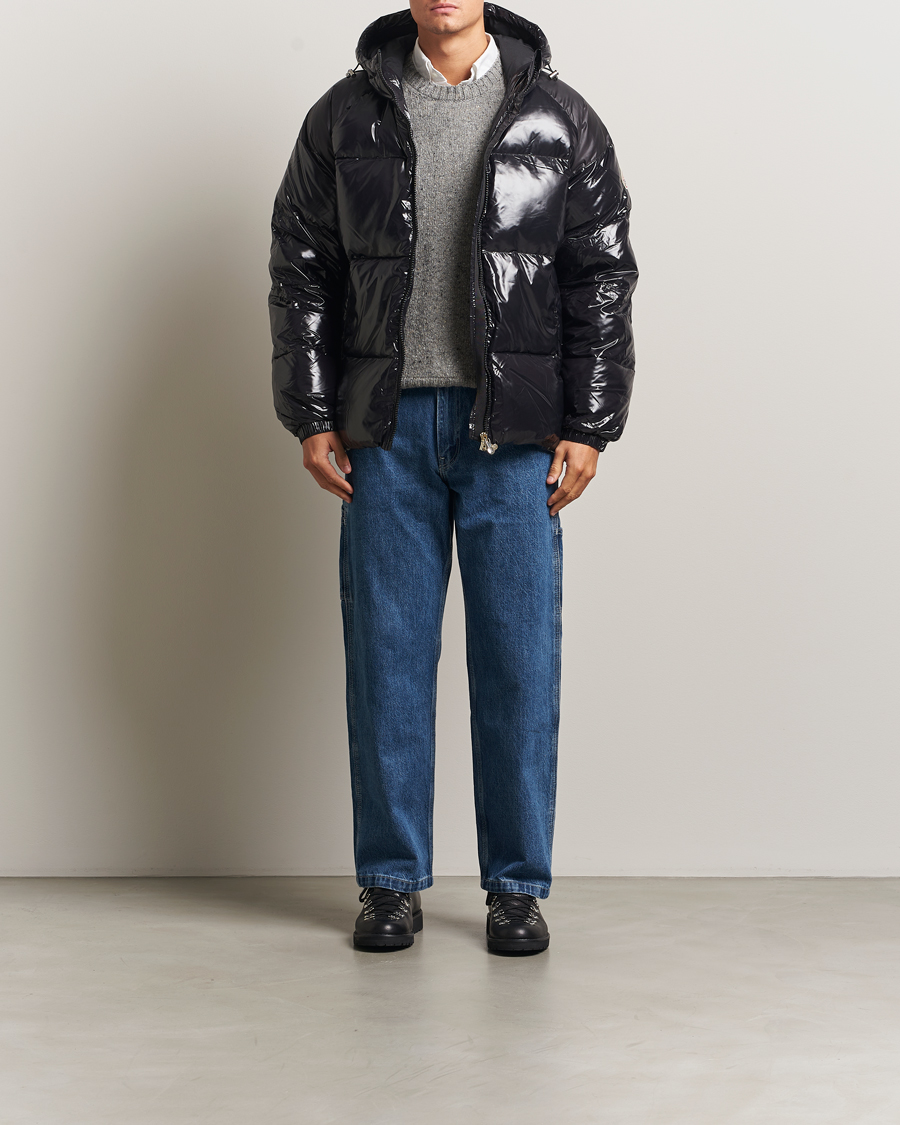 Men | Coats & Jackets | Pyrenex | Sten Hooded Puffer Jacket Black