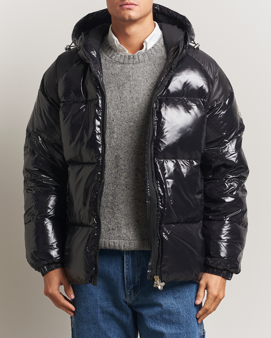 Men | Coats & Jackets | Pyrenex | Sten Hooded Puffer Jacket Black
