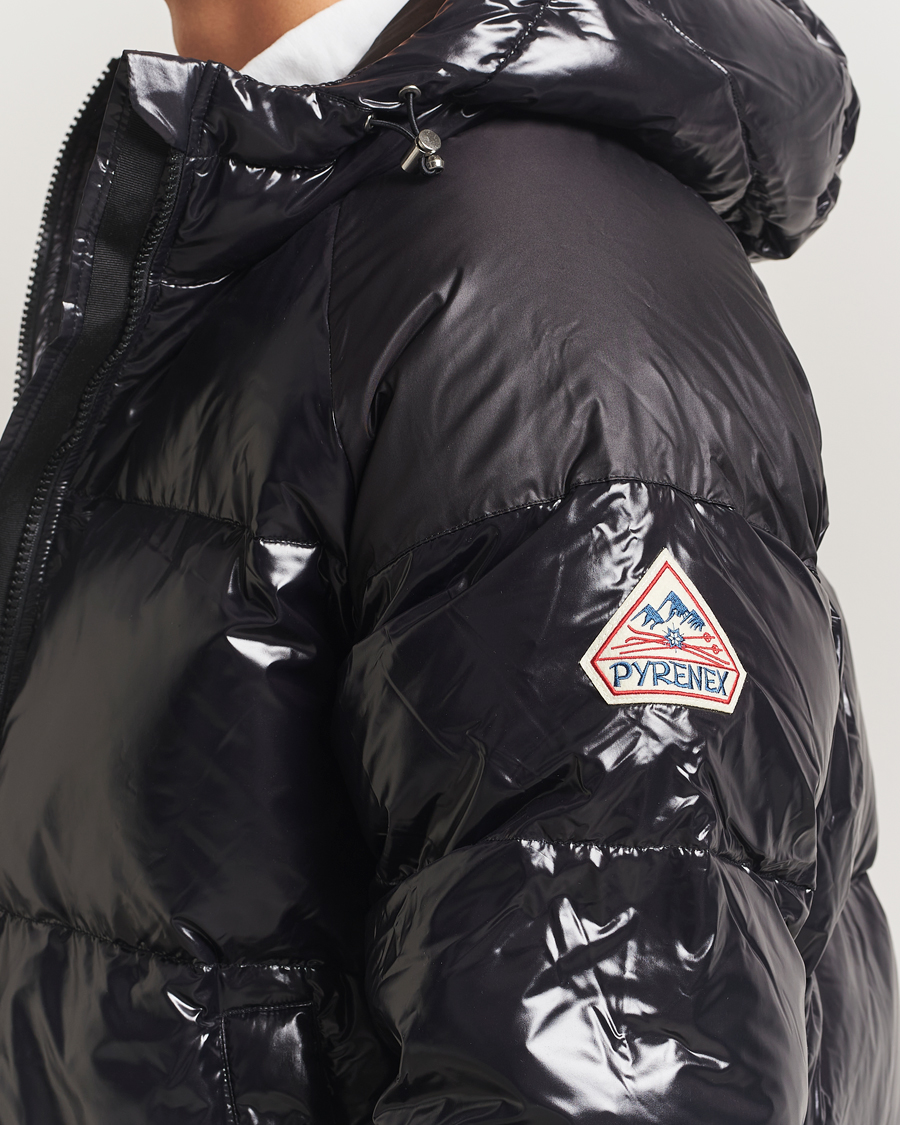 Men | Coats & Jackets | Pyrenex | Sten Hooded Puffer Jacket Black