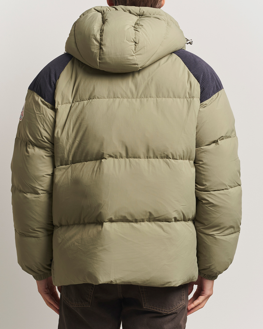 Men | Coats & Jackets | Pyrenex | Retro Sten Hooded Puffer Jacket Mermaid