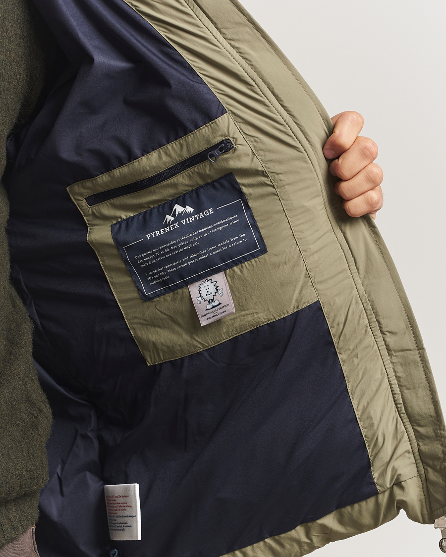 Men | Coats & Jackets | Pyrenex | Retro Sten Hooded Puffer Jacket Mermaid