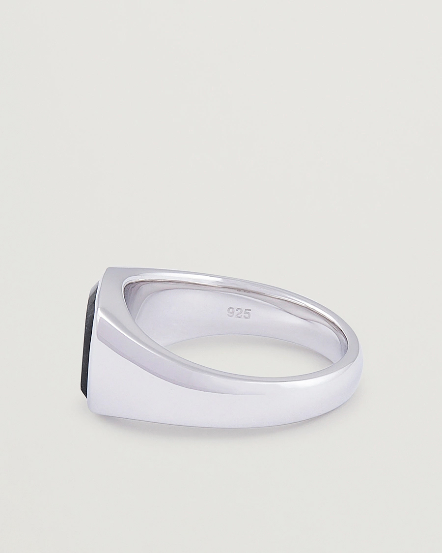 Tom Wood Kay Ring Black Larvikite at CareOfCarl.com