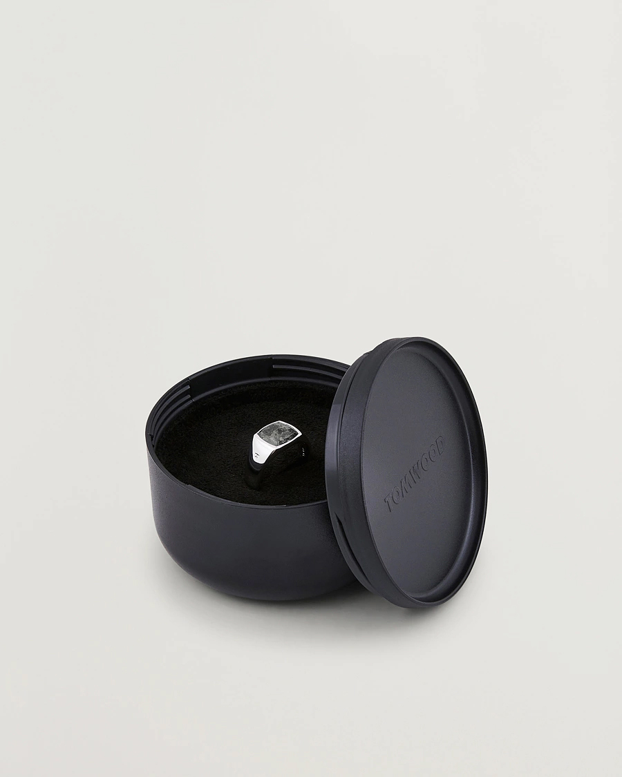TOM WOOD Kay Ring Black Larvikite 56号 Kay Ring Black Larvikite - Tom Wood Project Official Online Store