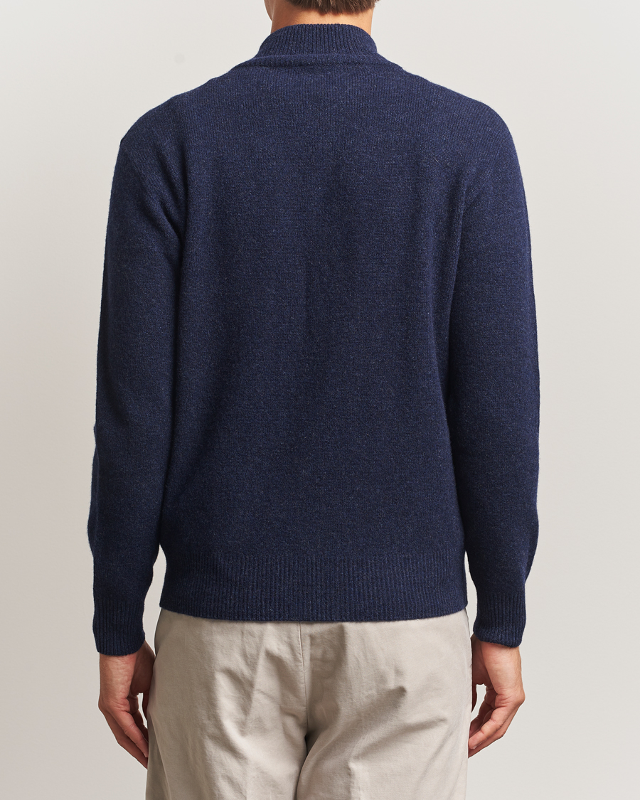 Men | Sweaters & Knitwear | Altea | Shetland Cardigan Navy