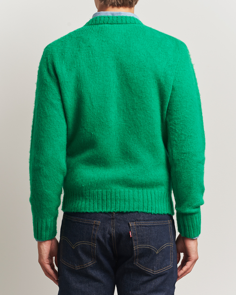 Men | Sweaters & Knitwear | Aspesi | Brushed Shetland Sweater Green