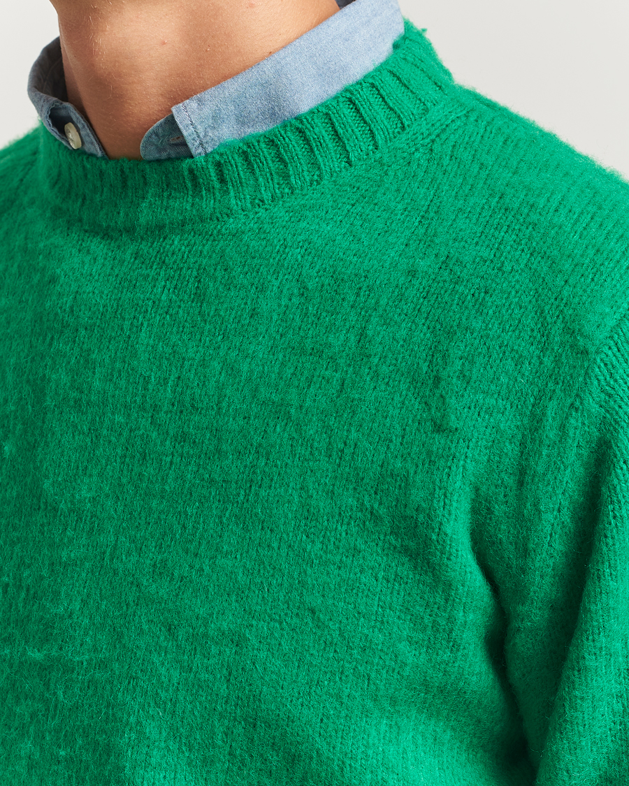 Men | Sweaters & Knitwear | Aspesi | Brushed Shetland Sweater Green