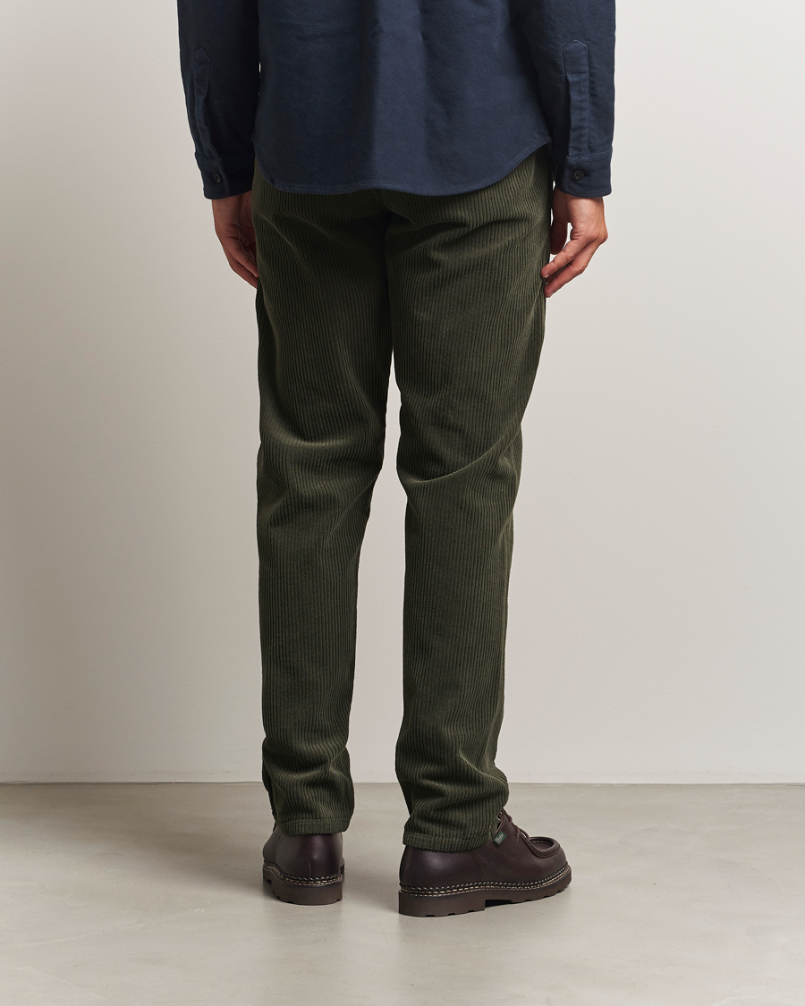 Men | Trousers | Aspesi | Corduroy Pants Hunting Green