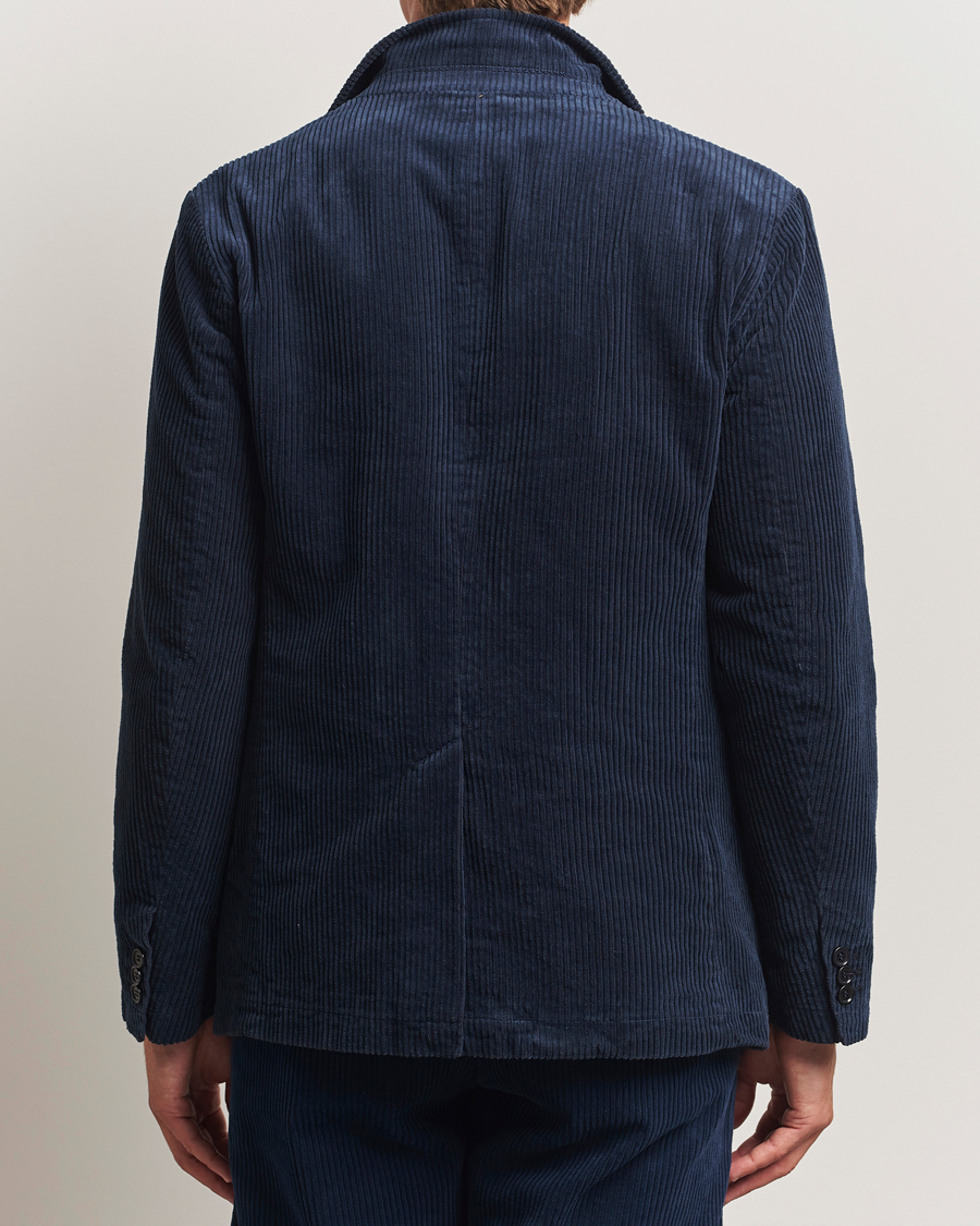 Men | Blazers | Aspesi | Corduroy Blazer Navy