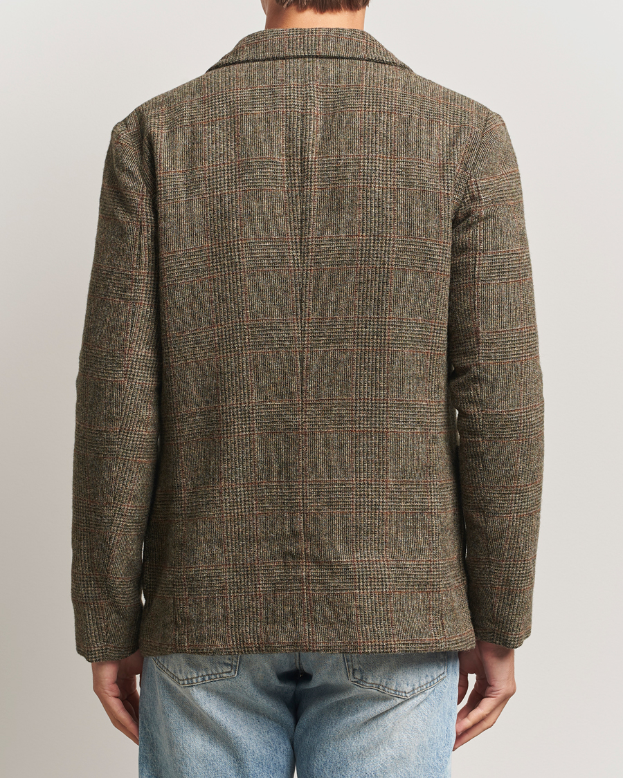 Men | Blazers | Aspesi | Harris Tweed Blazer Brown Check