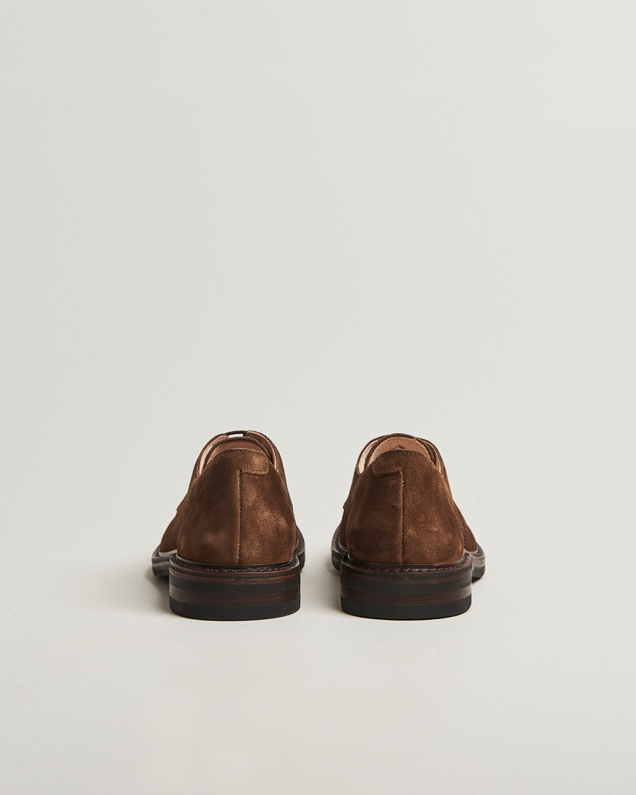 Men | Derby Shoes | Astorflex | Carlflex Moc Toe Dark Khaki Suede