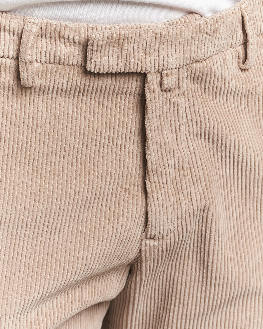 Men | Trousers | Briglia 1949 | Slim Fit Corduroy Trousers Beige