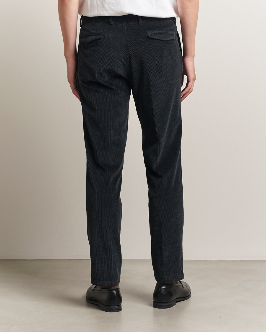 Men | Trousers | Briglia 1949 | Easy Fit Corduroy Trousers Black