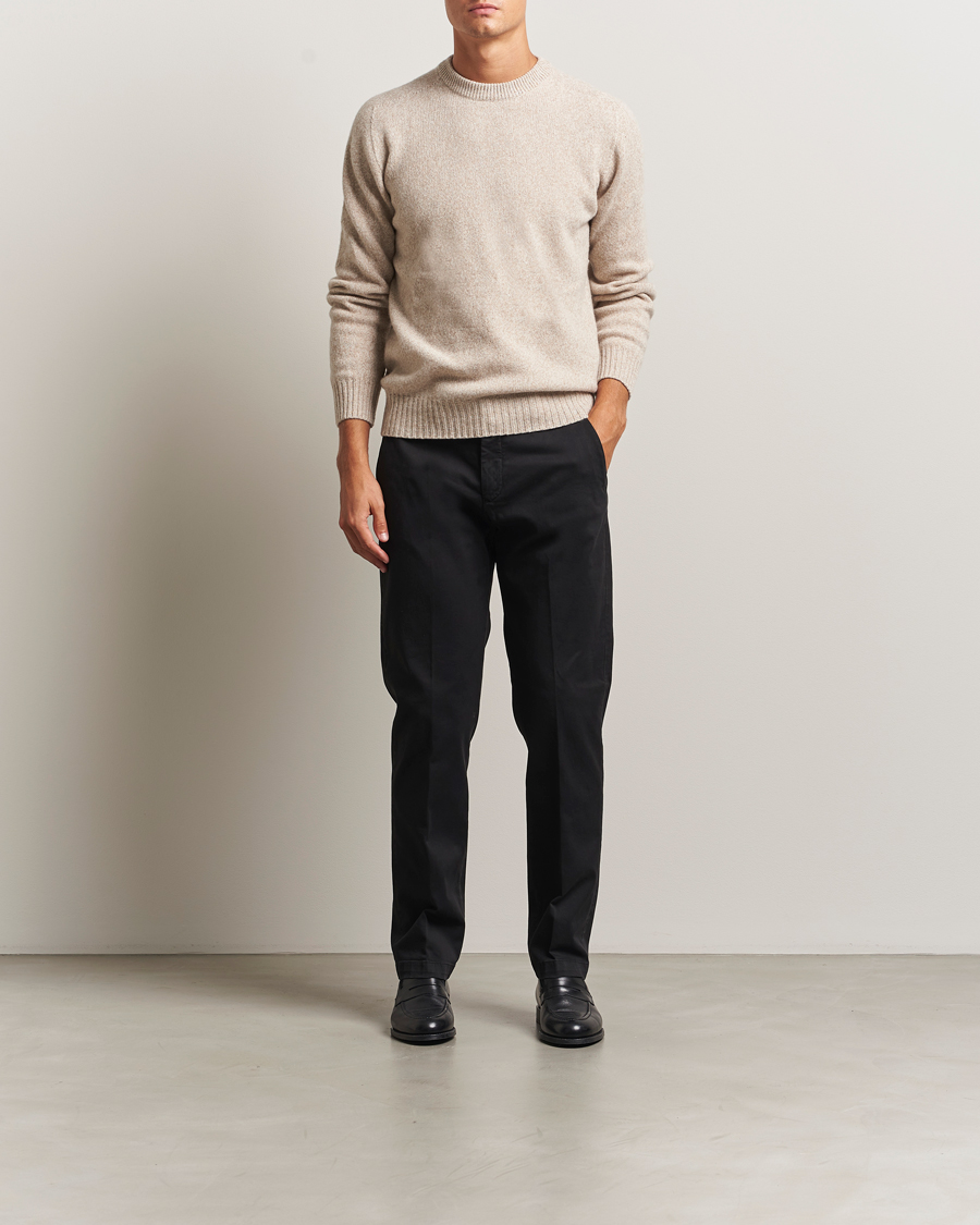 Men | Trousers | Briglia 1949 | Soho Tailored Easy Fit Chino Black