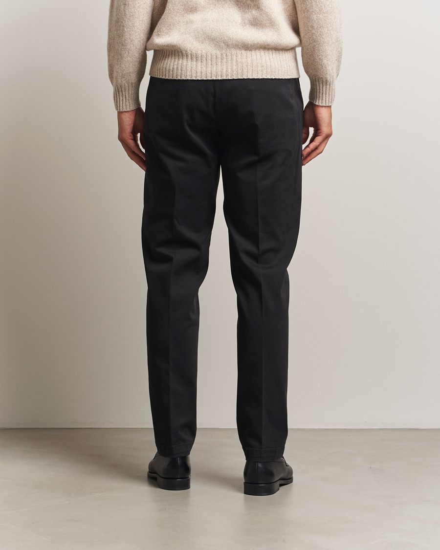 Men | Trousers | Briglia 1949 | Soho Tailored Easy Fit Chino Black