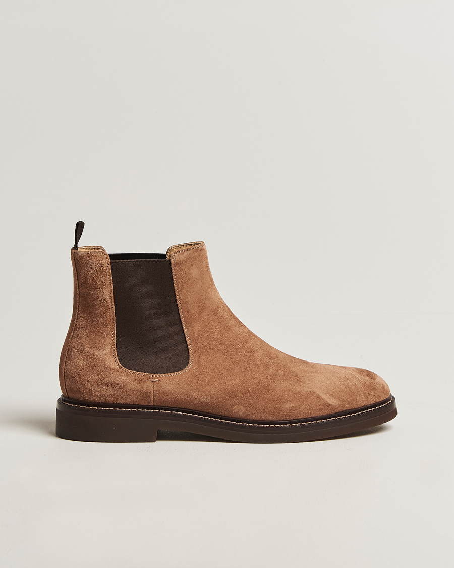 Men | Boots | Brunello Cucinelli | Chelsea Boots Brown Suede