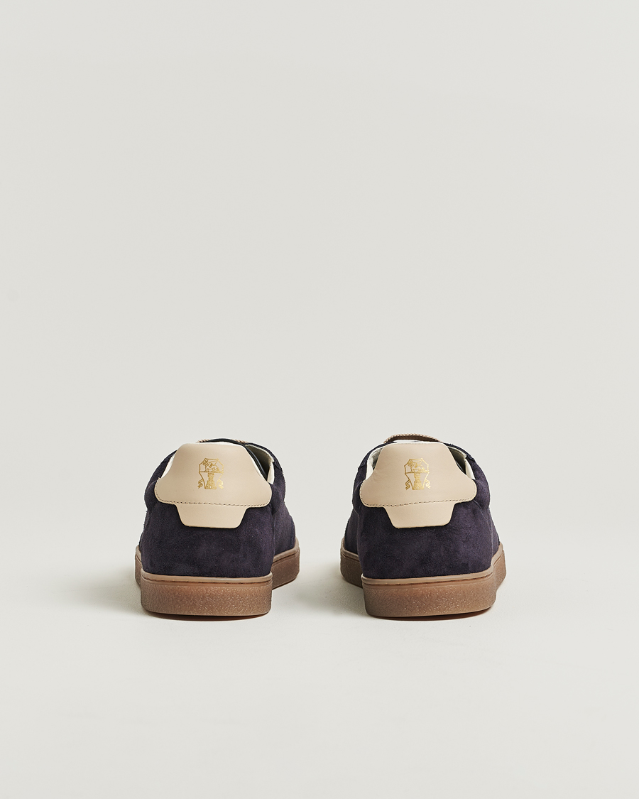 Men | Sneakers | Brunello Cucinelli | Classic Sneakers Navy Suede