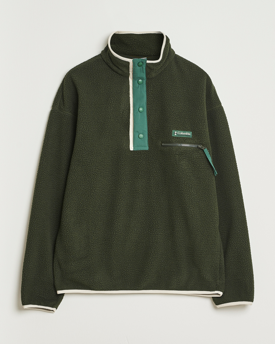 Men | Sweaters & Knitwear | Columbia | Helvetia Half Snap Fleece Greenscape