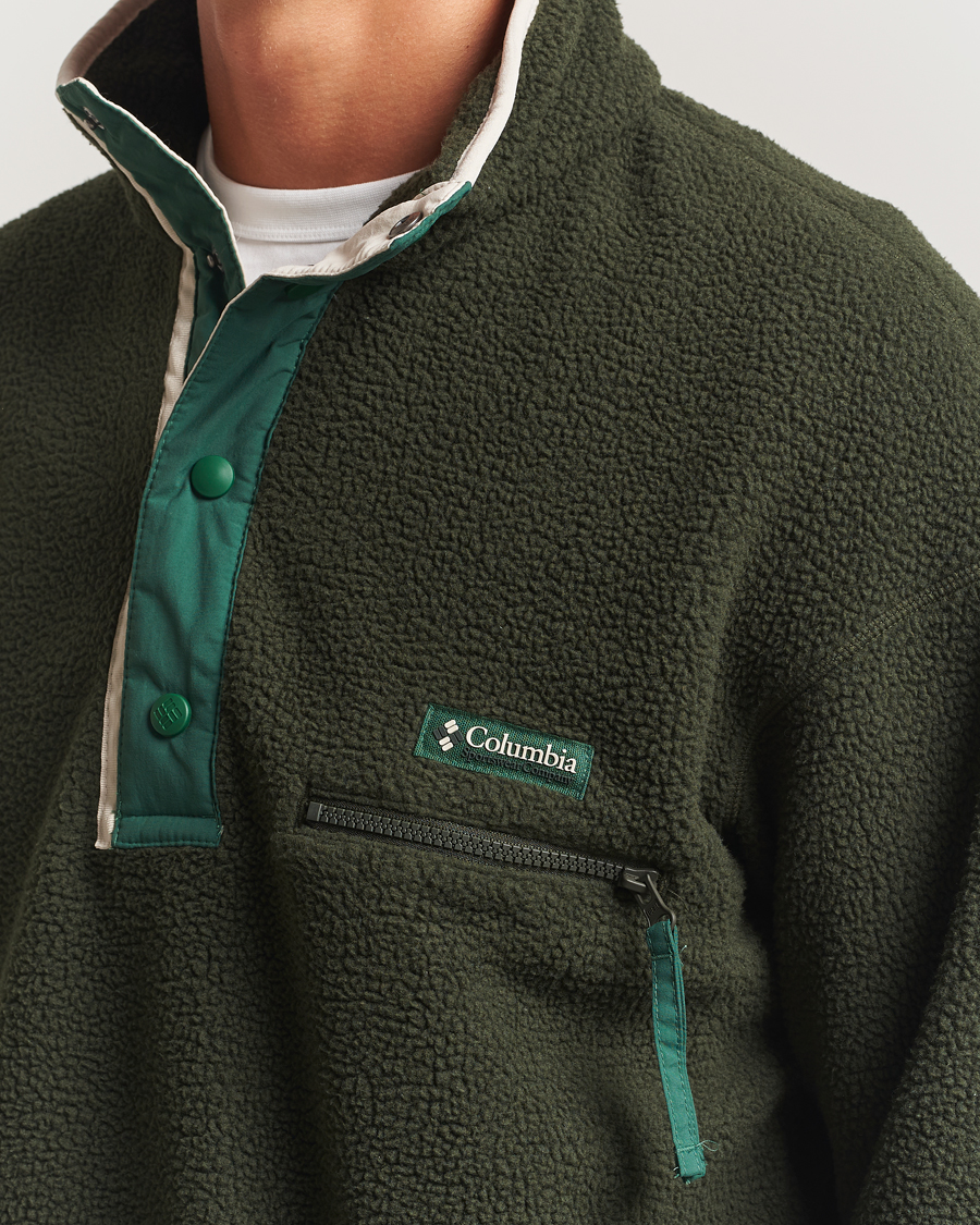 Men | Sweaters & Knitwear | Columbia | Helvetia Half Snap Fleece Greenscape