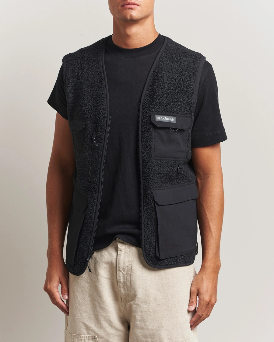 Men | Sweaters & Knitwear | Columbia | Granite Point Convertible Fleece Black