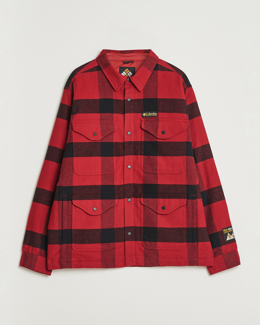 Men | Shirts | Columbia | High Cascades Shirt Jacket Red