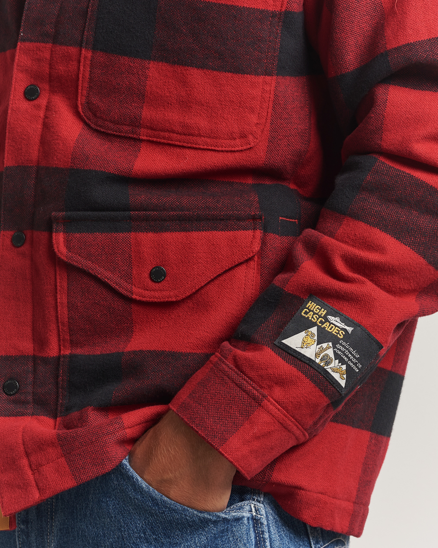 Men | Shirts | Columbia | High Cascades Shirt Jacket Red