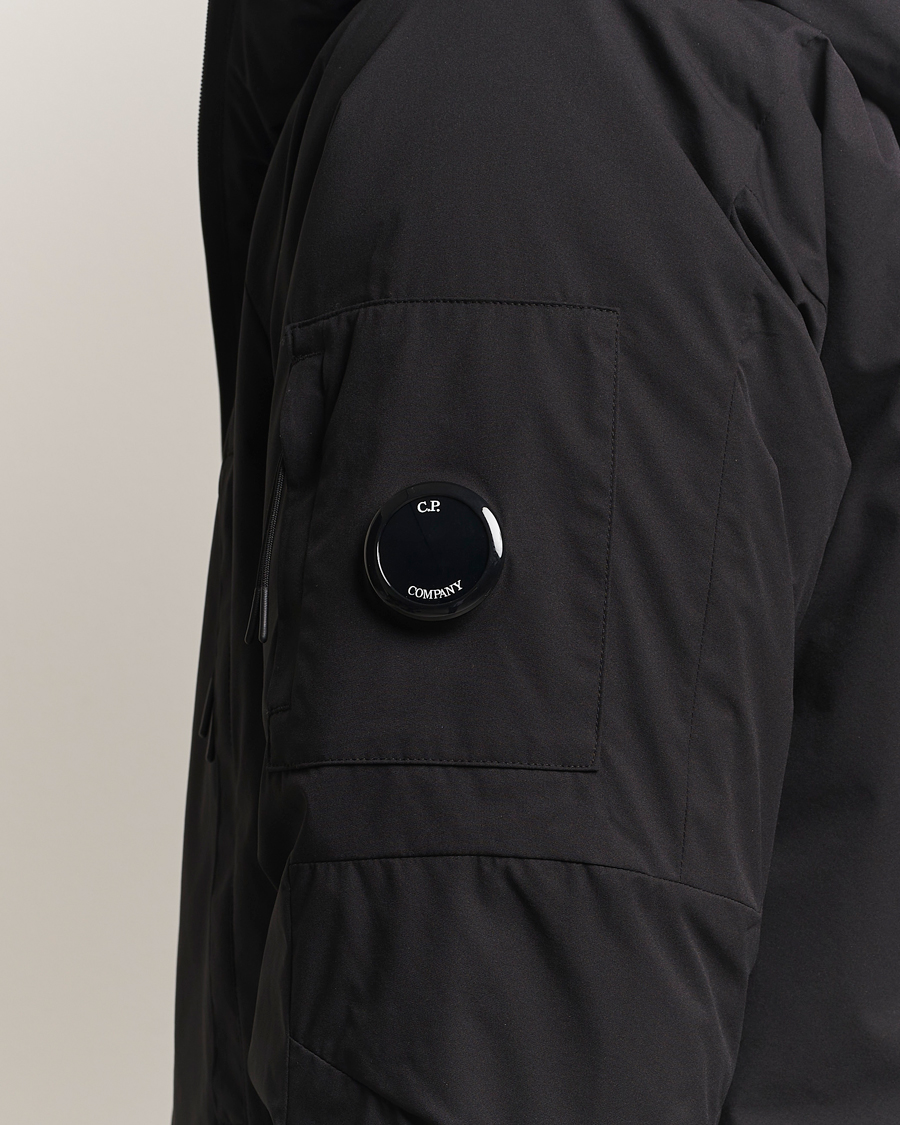 Men | Coats & Jackets | C.P. Company | Pro-Tek Lightweight Padded Hood Jacket Black