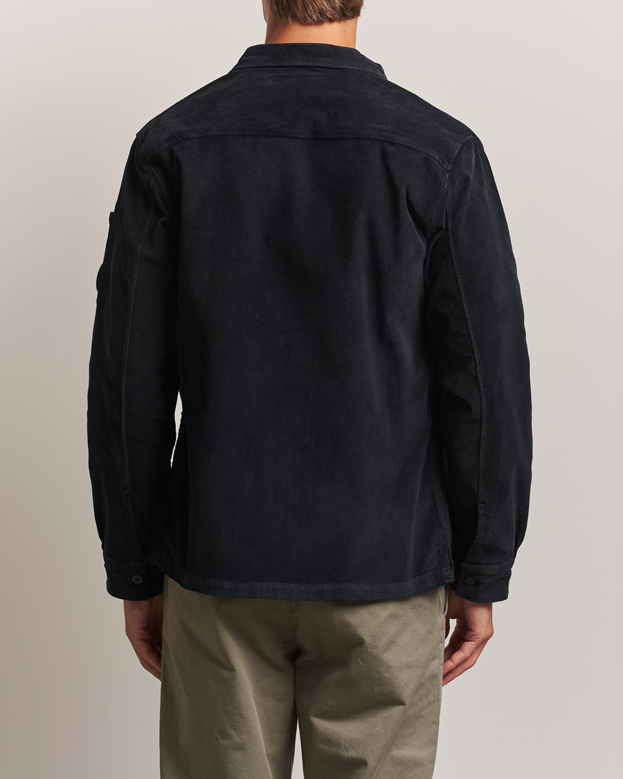 Men | Shirts | C.P. Company | Corduroy Lens Overshirt Black