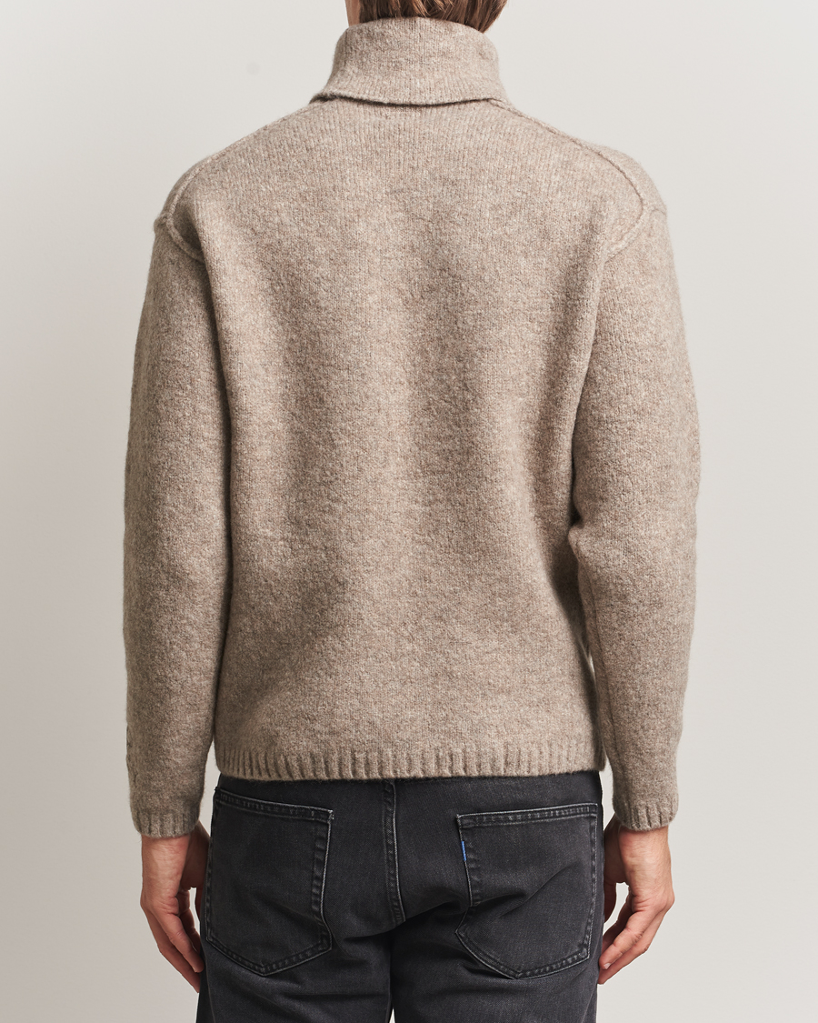 Men | Sweaters & Knitwear | C.P. Company | Merino Extra Fine Knitted Polo Taupe