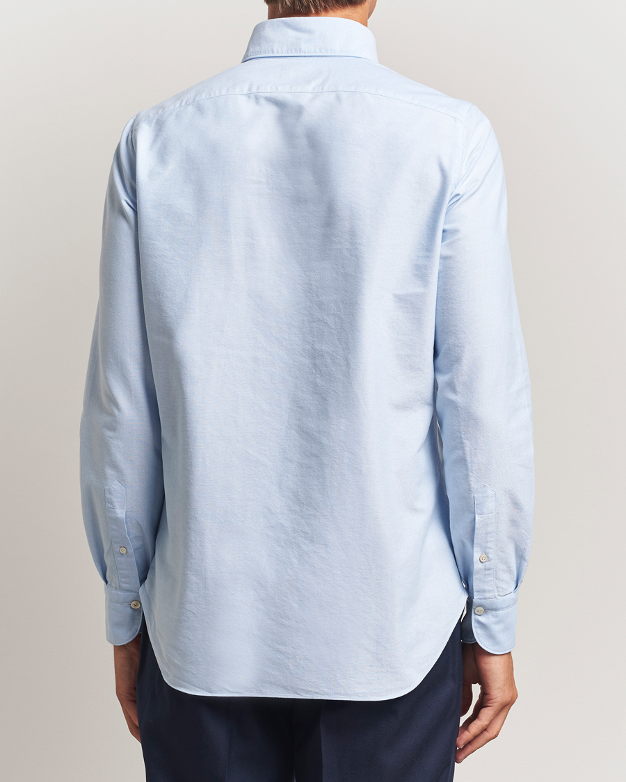 Men | Shirts | Finamore Napoli | Gaeta Oxford Button Down Shirt Light Blue