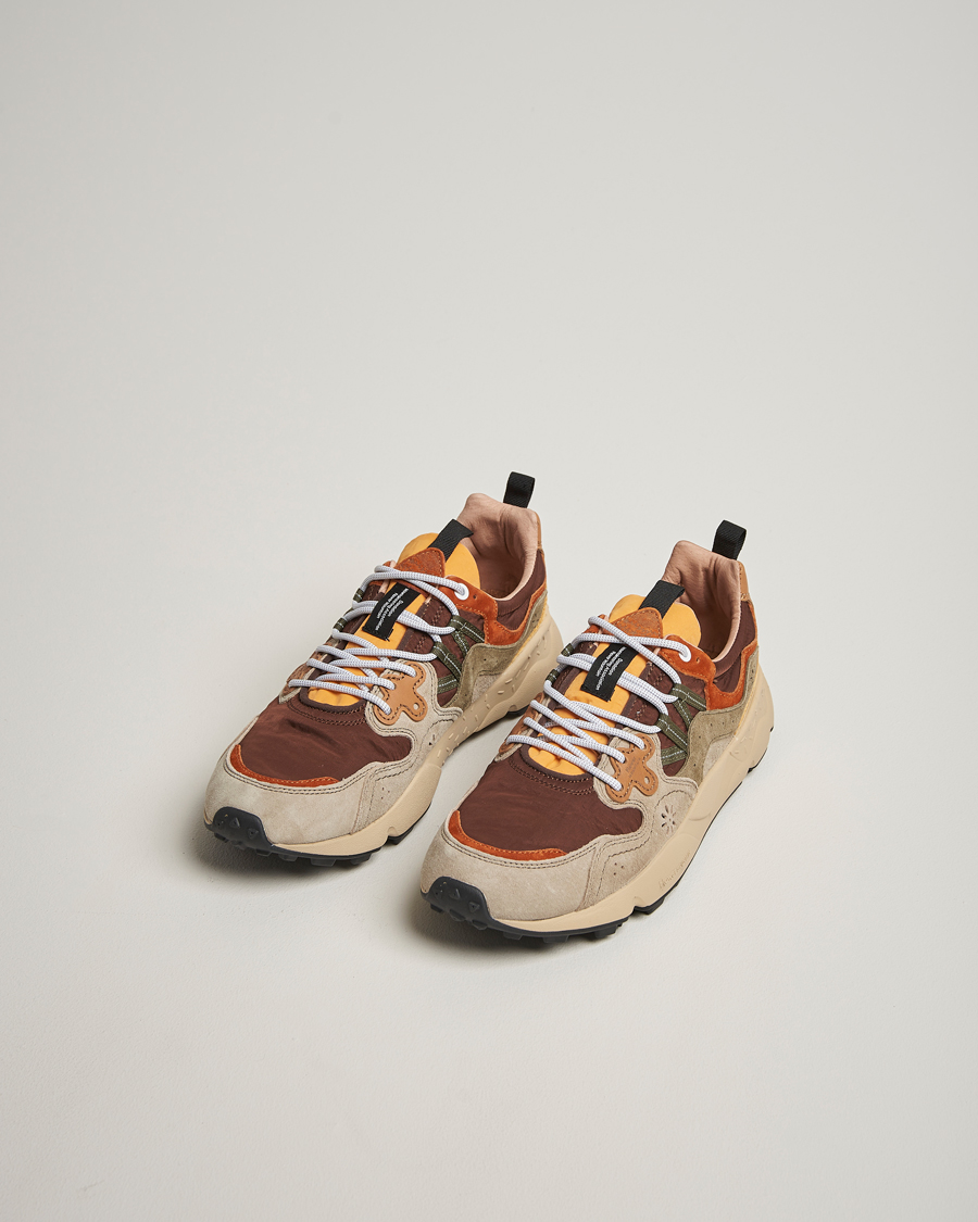 Men | Sneakers | Flower Mountain | Yamano 3 Suede/Nylon Sneaker Olive