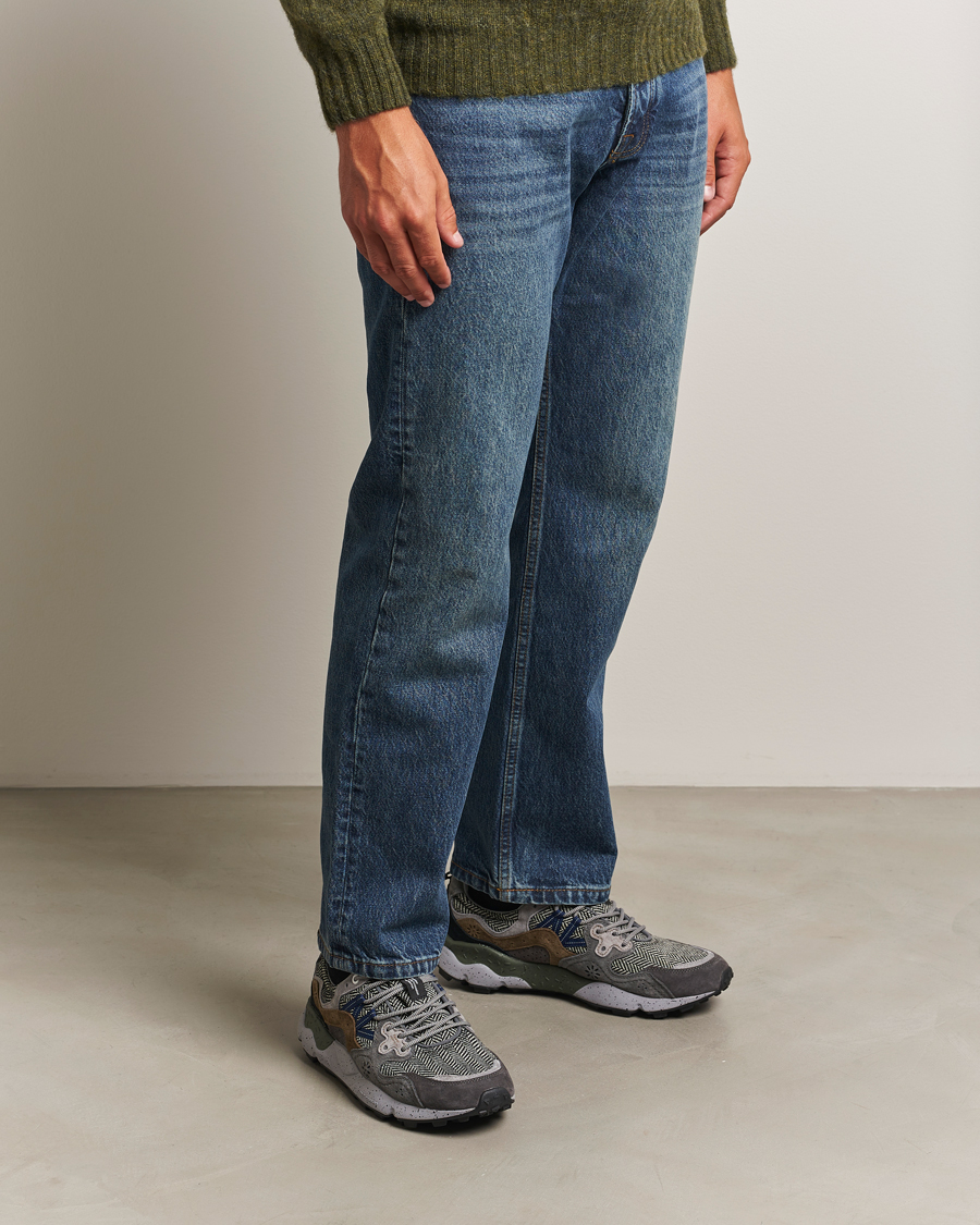 Men | Sneakers | Flower Mountain | Yamano 3 Suede/Tweed Wool Sneaker Grey