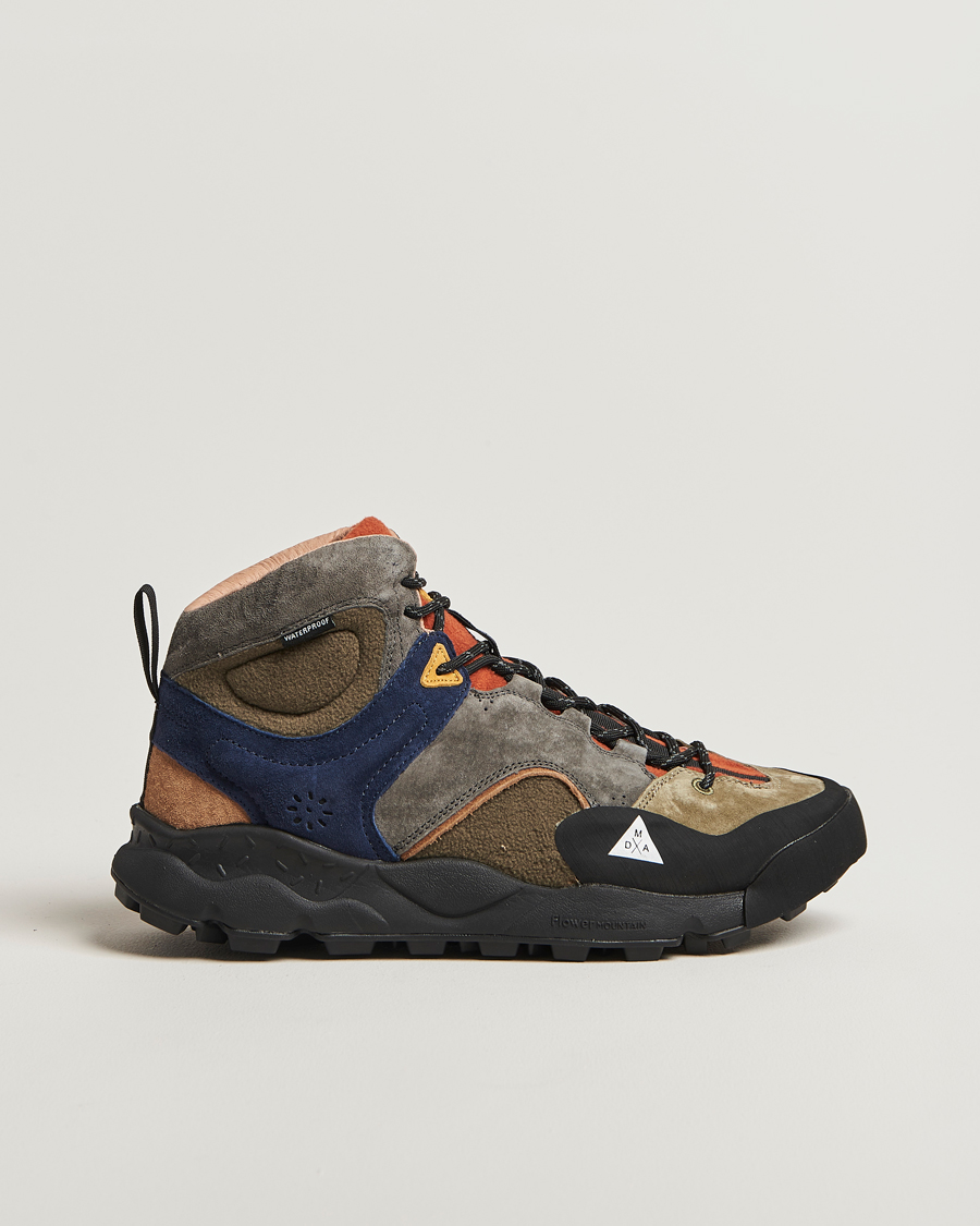 Men | Flower Mountain Back Country Mid Suede/Leather Sneaker Multi | Flower Mountain | Back Country Mid Suede/Leather Sneaker Multi