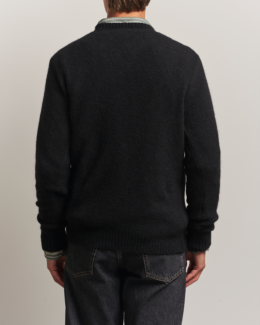 Men | Sweaters & Knitwear | Forét | Alpine Alpaca Knit Black
