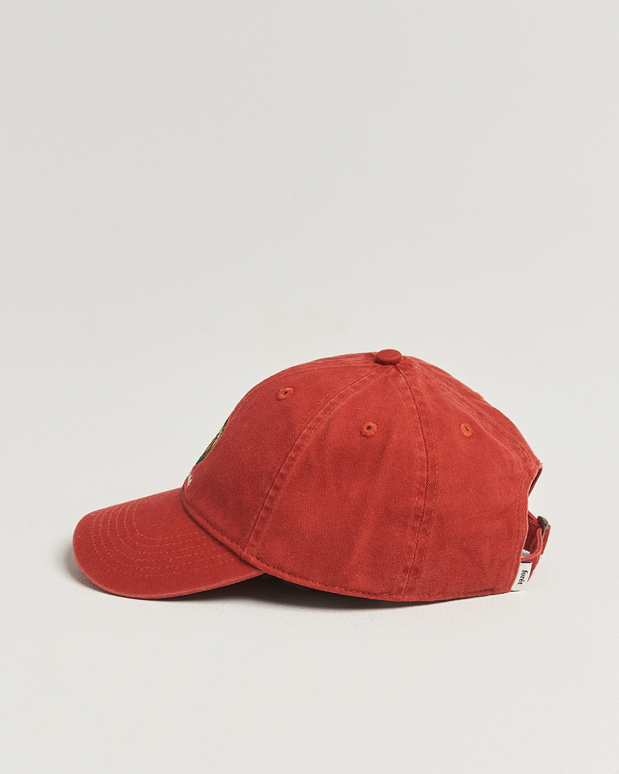 Men | Forét Catch Washed Cap Red | Forét | Catch Washed Cap Red