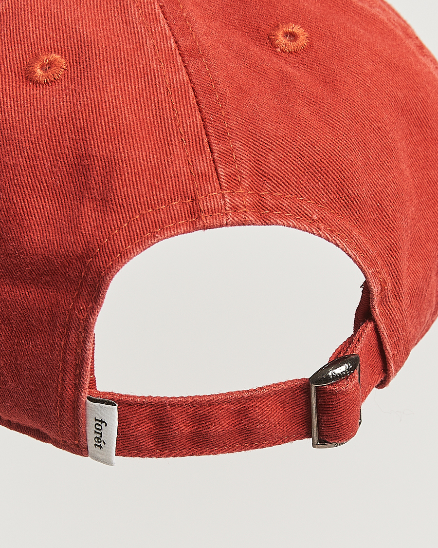 Men | Forét Catch Washed Cap Red | Forét | Catch Washed Cap Red