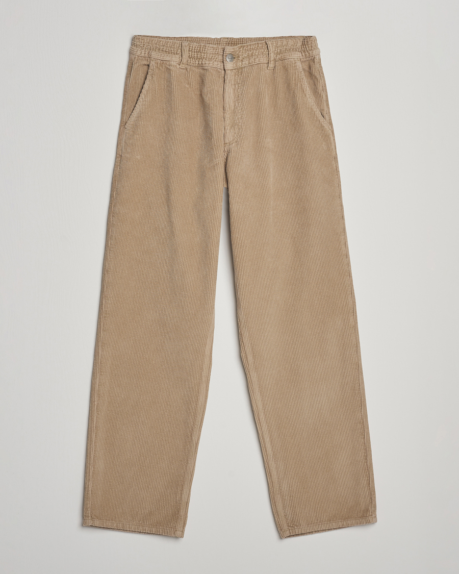 Men | Trousers | Forét | Clay Corduroy Pants Khaki