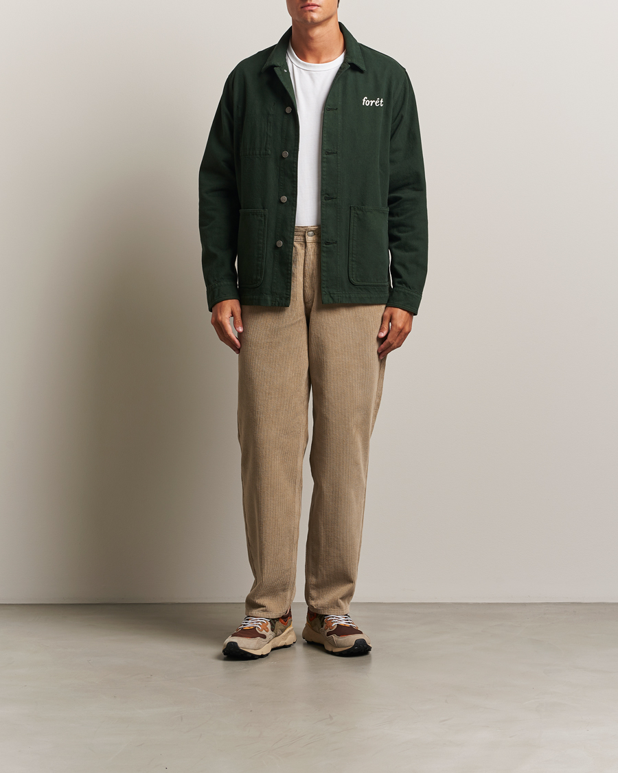 Men | Trousers | Forét | Clay Corduroy Pants Khaki