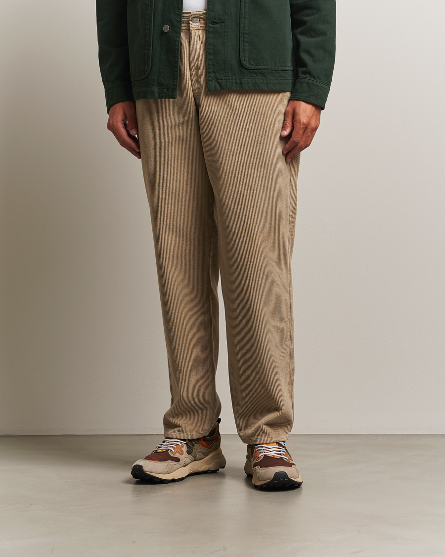 Men | Trousers | Forét | Clay Corduroy Pants Khaki