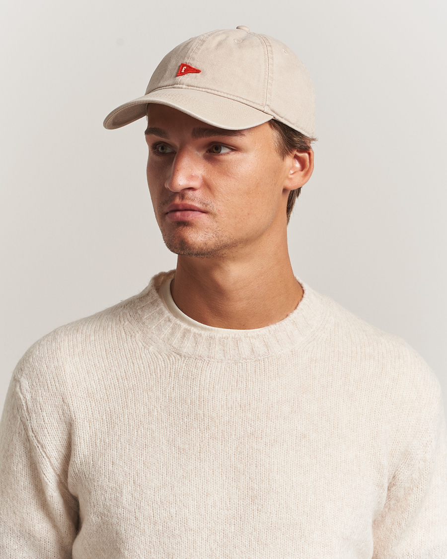 Men | Forét Flag Washed Cap Khaki | Forét | Flag Washed Cap Khaki