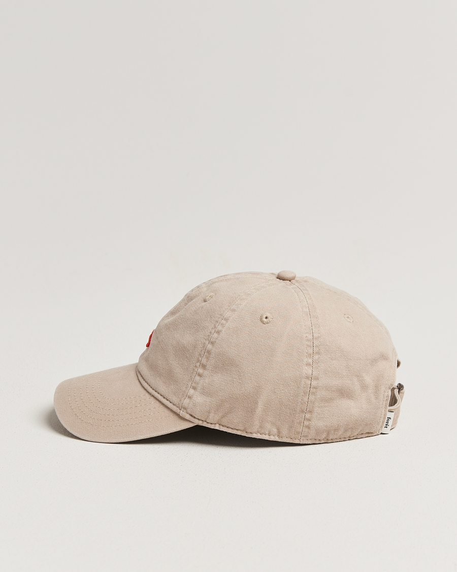 Men | Forét Flag Washed Cap Khaki | Forét | Flag Washed Cap Khaki