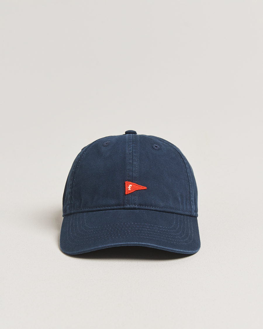 Men | Forét Flag Washed Cap Navy | Forét | Flag Washed Cap Navy