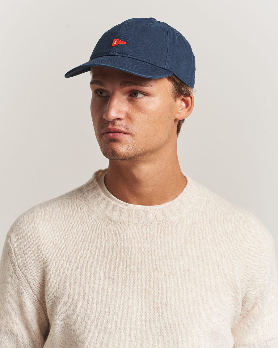 Men | Forét Flag Washed Cap Navy | Forét | Flag Washed Cap Navy