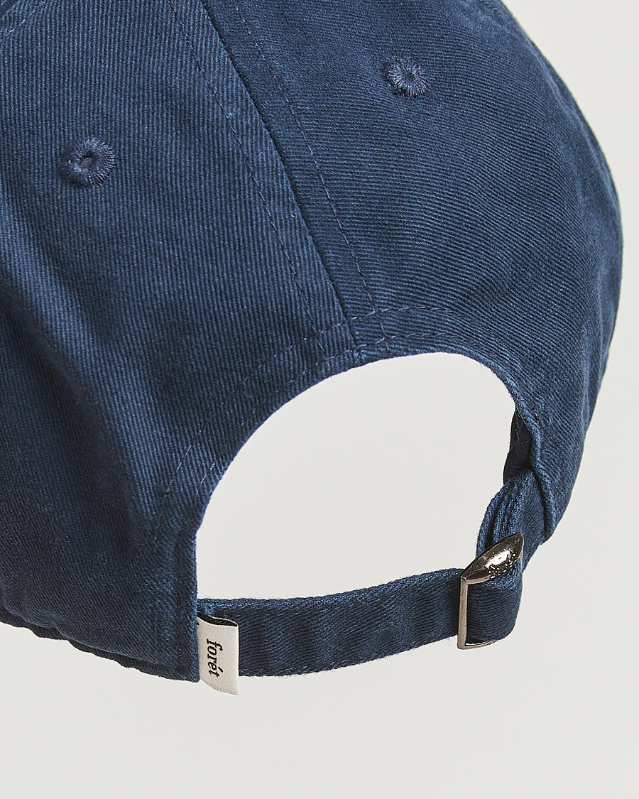 Men | Forét Flag Washed Cap Navy | Forét | Flag Washed Cap Navy