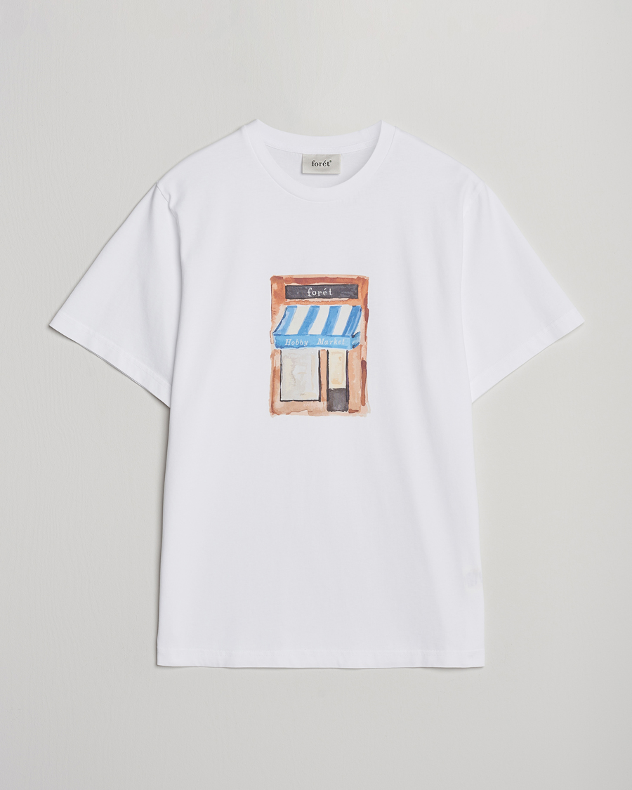 Men | T-Shirts | Forét | Market T-Shirt White