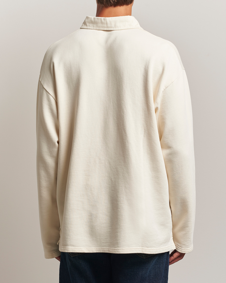 Men | Sweaters & Knitwear | Forét | Match Rugby Sweatshirt Cloud/Red