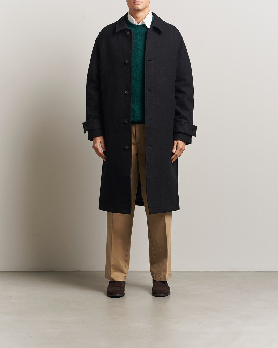 Men | Coats & Jackets | Forét | Pine Wool Coat Black