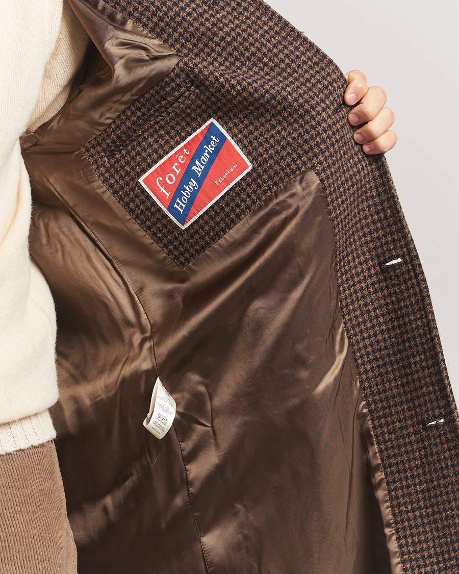 Men | Coats & Jackets | Forét | Pine Wool Coat Brown