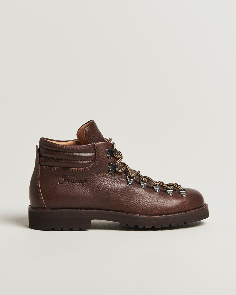 Men | Fracap M127 Grained Leather Boot Dark Brown | Fracap | M127 Grained Leather Boot Dark Brown