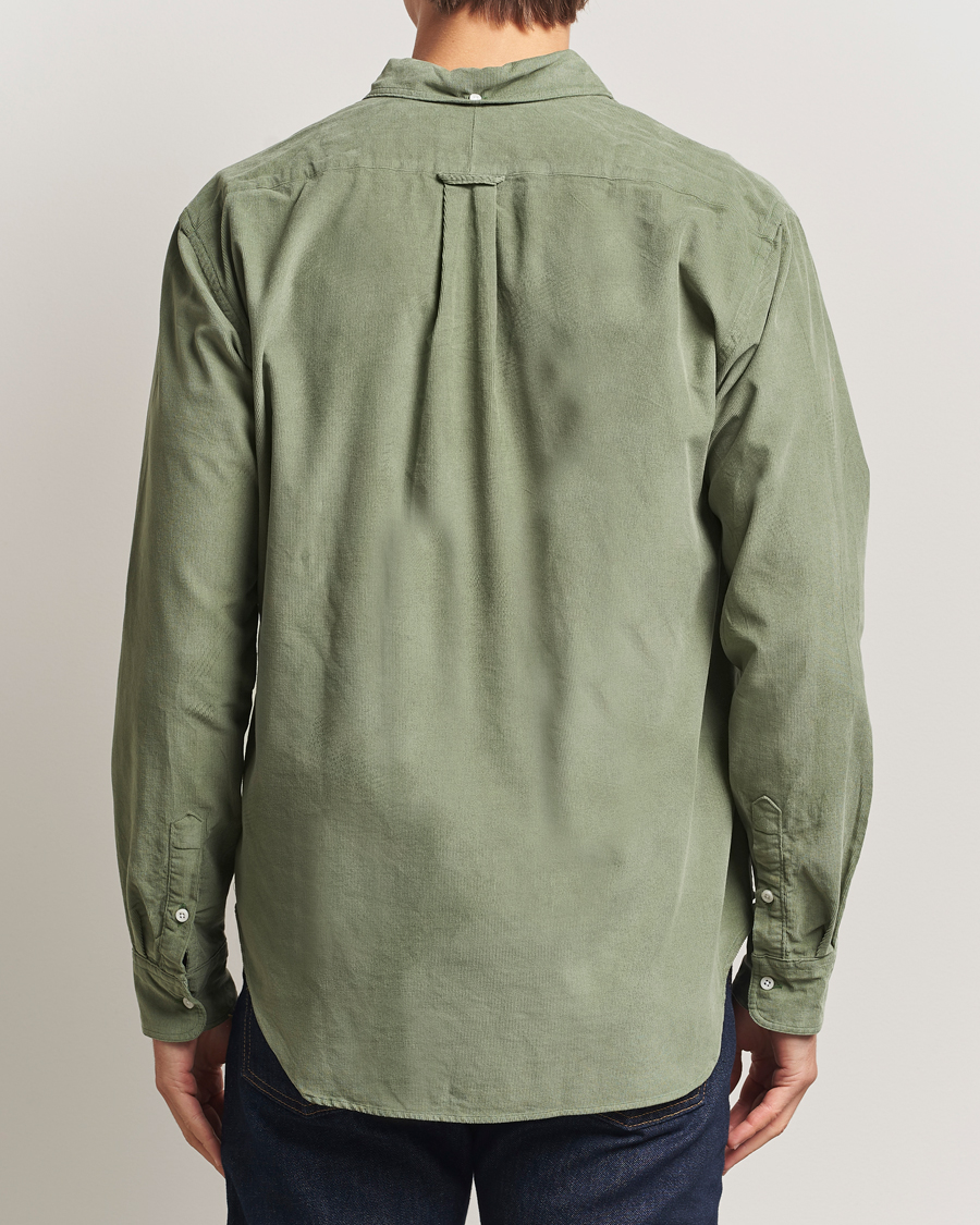 Men | Shirts | Gitman Vintage | Corduroy Button Down Shirt Sage